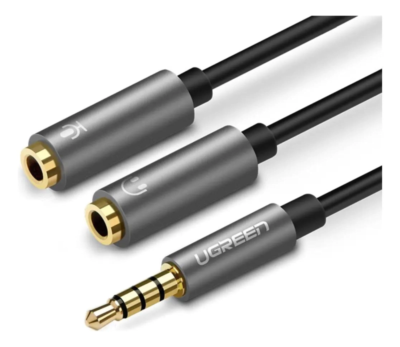 DIVISOR DE AURICULARES 3,5 MM DOBLE SALIDA - 1