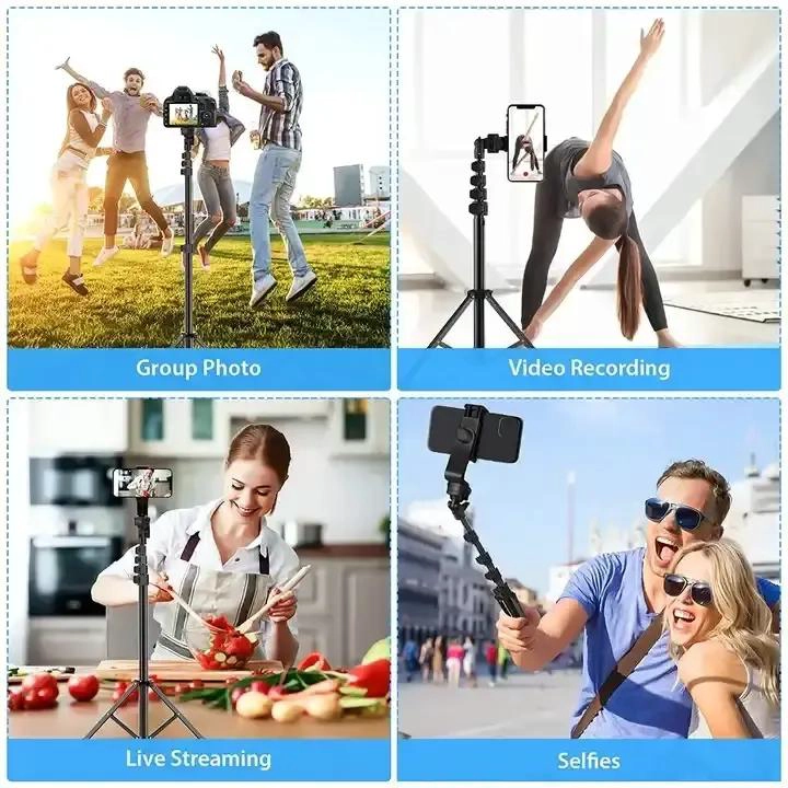 PALO SELFIE PLEGABLE PORTATIL CON CONTROL BLUETOOTH - 4