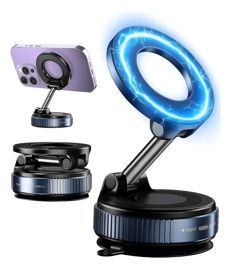 GENÉRICO SOPORTE MAGNE TICO PARA CELULAR CON ROTACION 360° Y VENTOS