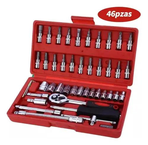 JUEGO DE HERRAMIENTAS DE REPARACION AUTOMATICA 46 PIEZAS - 2