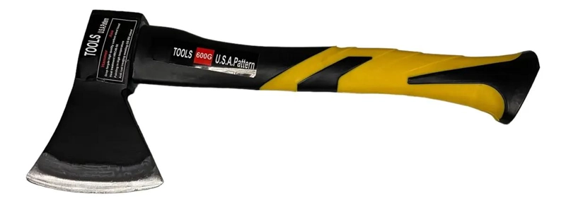 HACHA DE MANO 600 G CON MANGO DE FIBRA - 1