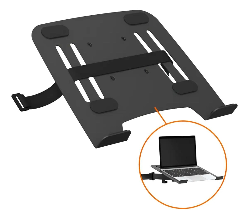 BANDEJA DE ACERO PARA NOTEBOOK Y SOPORTE DE MONITOR - 1