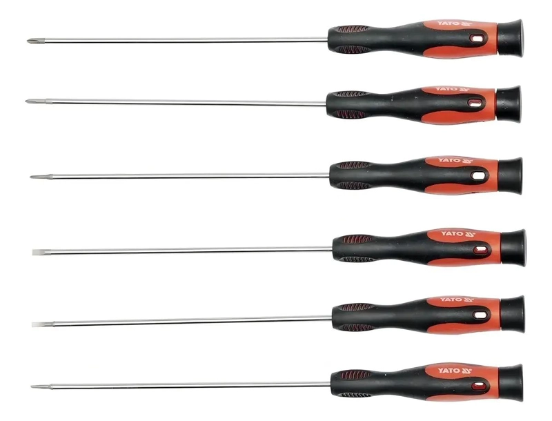 SET DE 6 DESTORNILLADORES CON PUNTAS MAGNE TICAS - 1