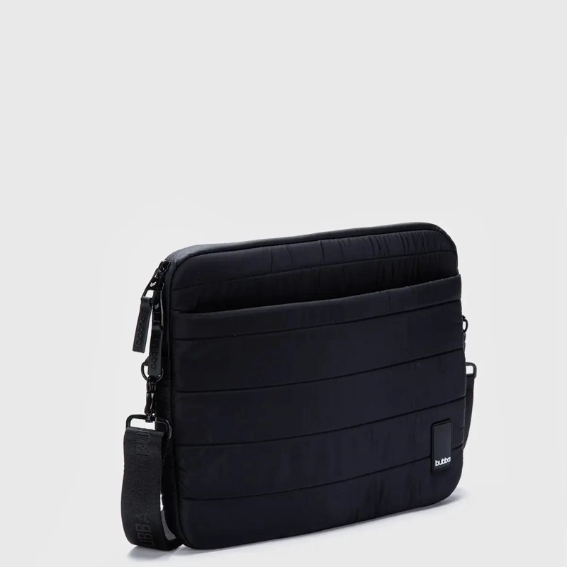 FUNDA SLEEVE VELVET NEGRA MATE PARA LAPTOP 15' - 2