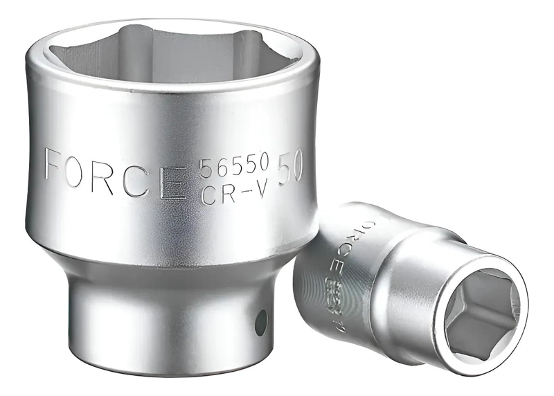 DADO HEXAGONAL 3/4'' 38MM ACERO AL CROMO VANADIO - 1