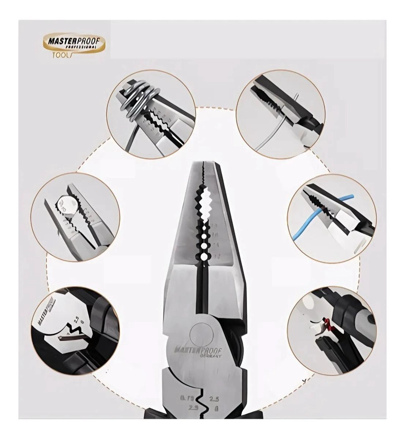ALICATE PROFESIONAL ELECTRICISTA MULTIFUNCION 21 CM - 6