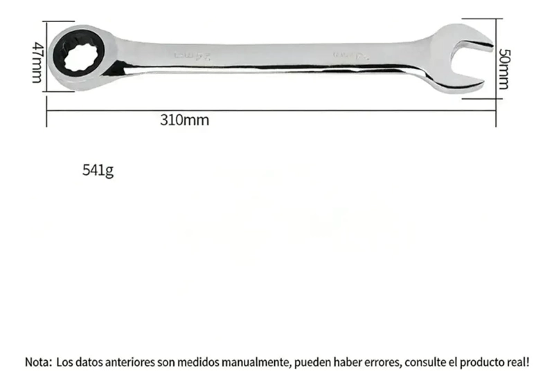 LLAVE AJUSTABLE DE ACERO AL CROMO VANADIO - 2