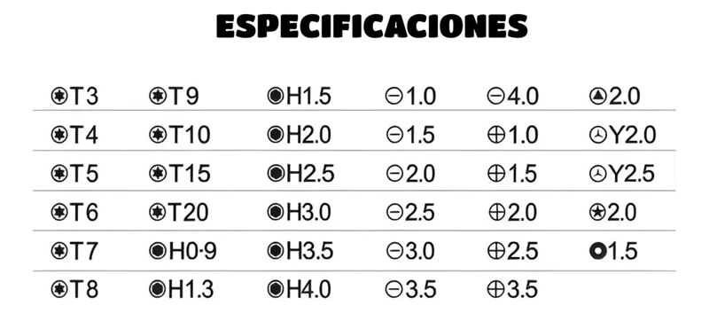SET DE ATORNILLADORES DE PRECISION 45 PIEZAS - 10