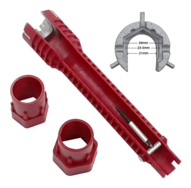 LLAVE MULTIFUNCIONAL 8 EN 1 PARA PLOMERIA - 6
