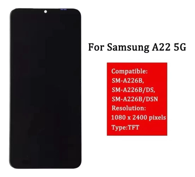 PANTALLA PARA SAMSUNG A22 5G ALTA CALIDAD CON MICA - 3