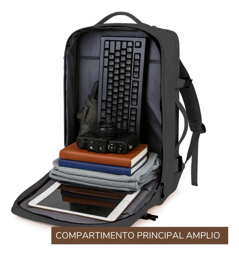 MOCHILA IMPERMEABLE PARA LAPTOP 15.6' CAPACIDAD 20L - 2