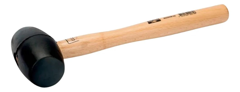 MAZO DE GOMA 16 OZ CON MANGO DE MADERA - 3