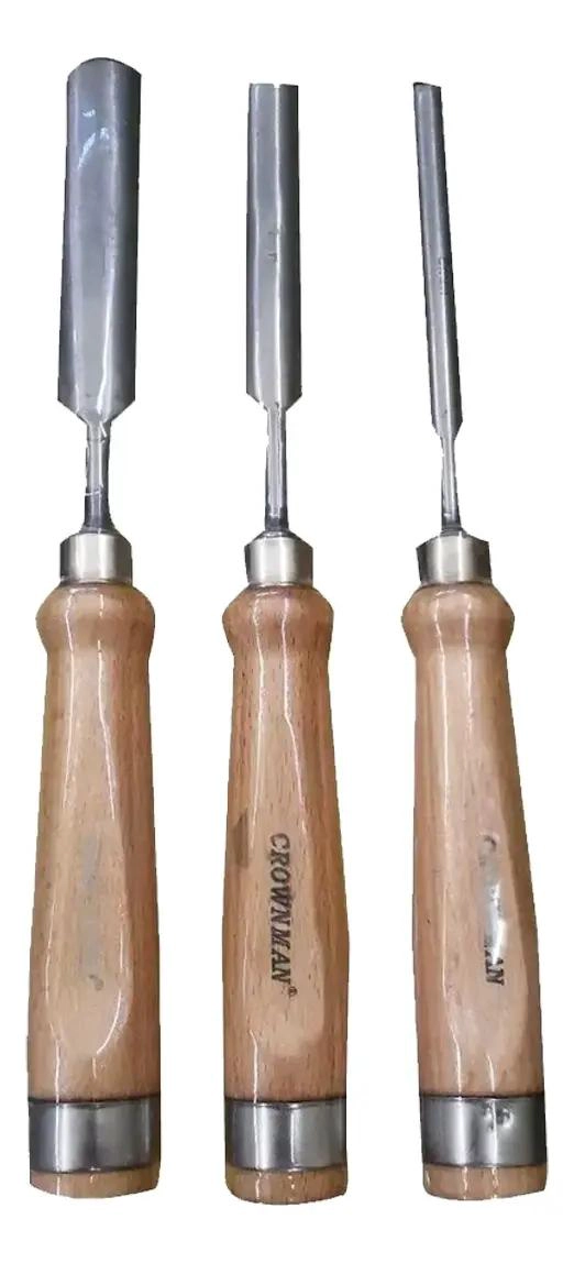 SET DE 3 GUBIAS PARA TALLA EN MADERA - 2