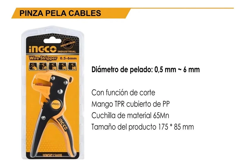 PELACABLES AUTOMATICO CON MANGO ANTIDESLIZANTE - 4