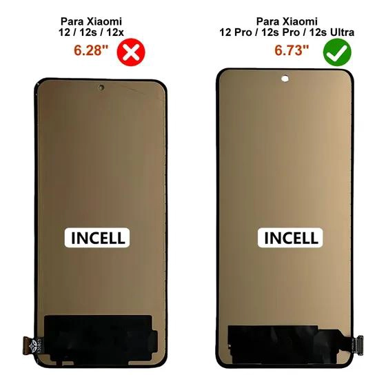 PANTALLA DISPLAY INCELL PARA XIAOMI 12 PRO Y 12S ULTRA - 3