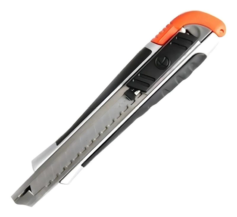 CUCHILLO CARTONERO CON TRABA DE SEGURIDAD - 2