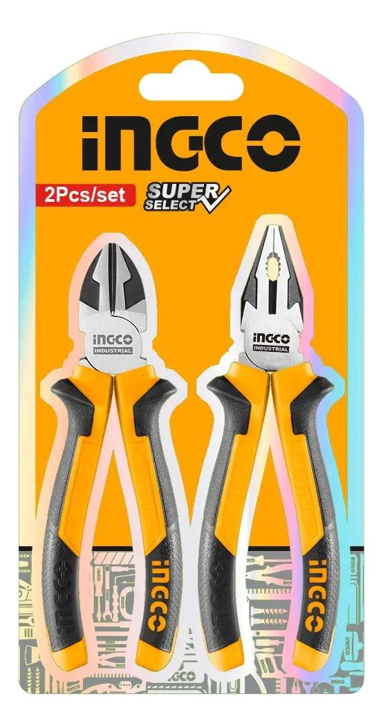 SET DE ALICATES UNIVERSALES Y DE CORTE 2 PIEZAS - 2