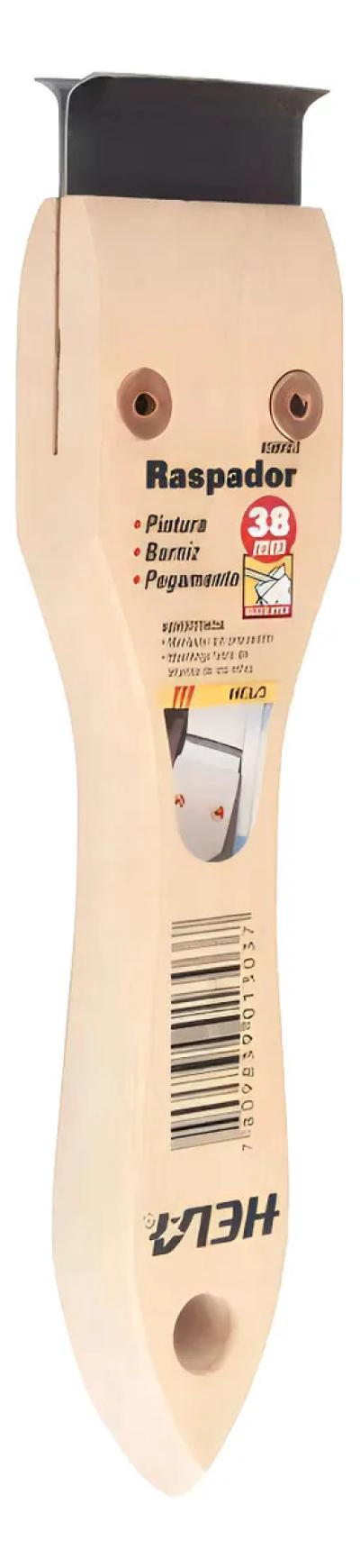 RASPADOR DE CARPINTERIA CON MANGO DE MADERA - 1