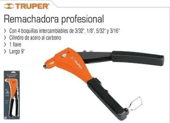 REMACHADORA MANUAL 10' PARA REMACHES - 2