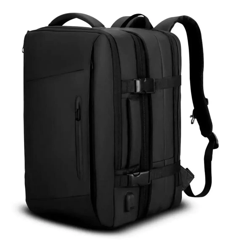 MOCHILA MALETA IMPERMEABLE ANTIRROBO 35L CON USB - 1