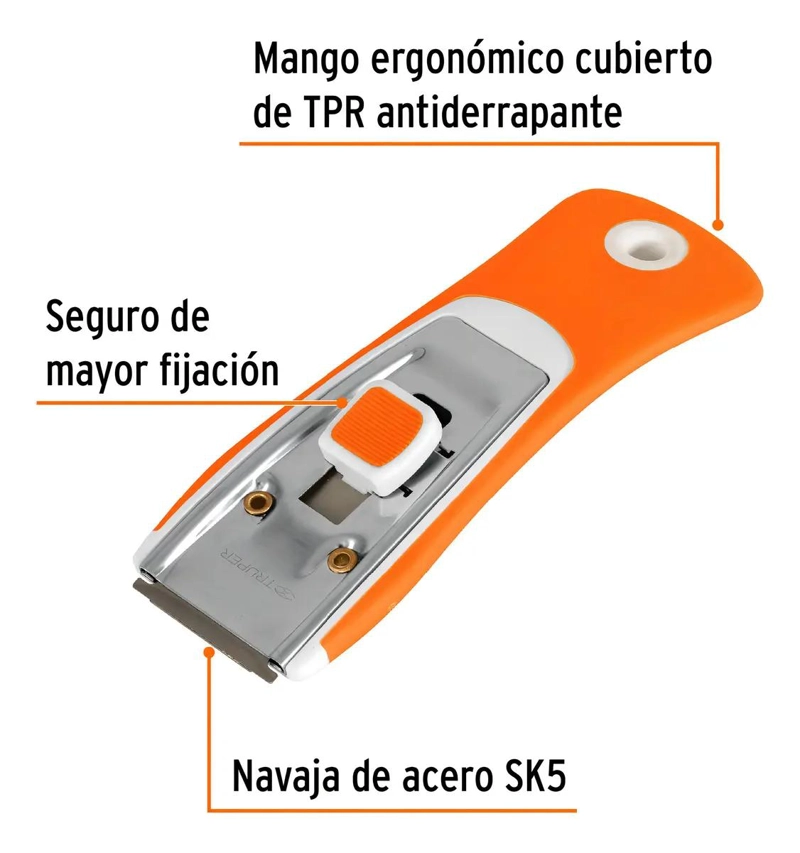 RASPADOR NAVAJA 1-1/2 CON MANGO ERGONOMICO - 3