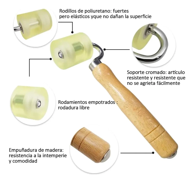 JUEGO DE HERRAMIENTAS PARA EMPAPELAR Y DECORACION - 7