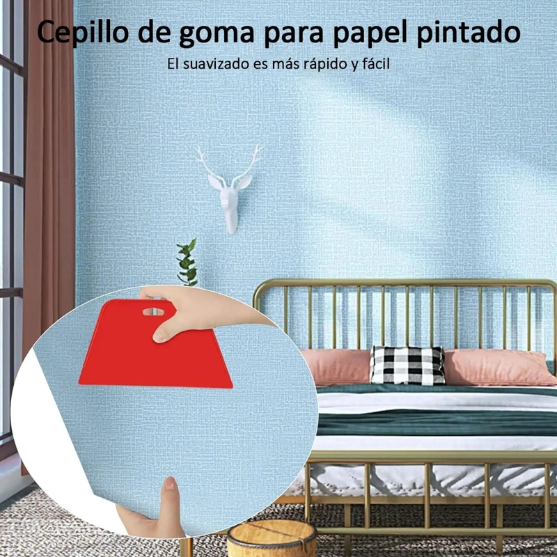 JUEGO DE HERRAMIENTAS PARA EMPAPELAR Y DECORACION - 9
