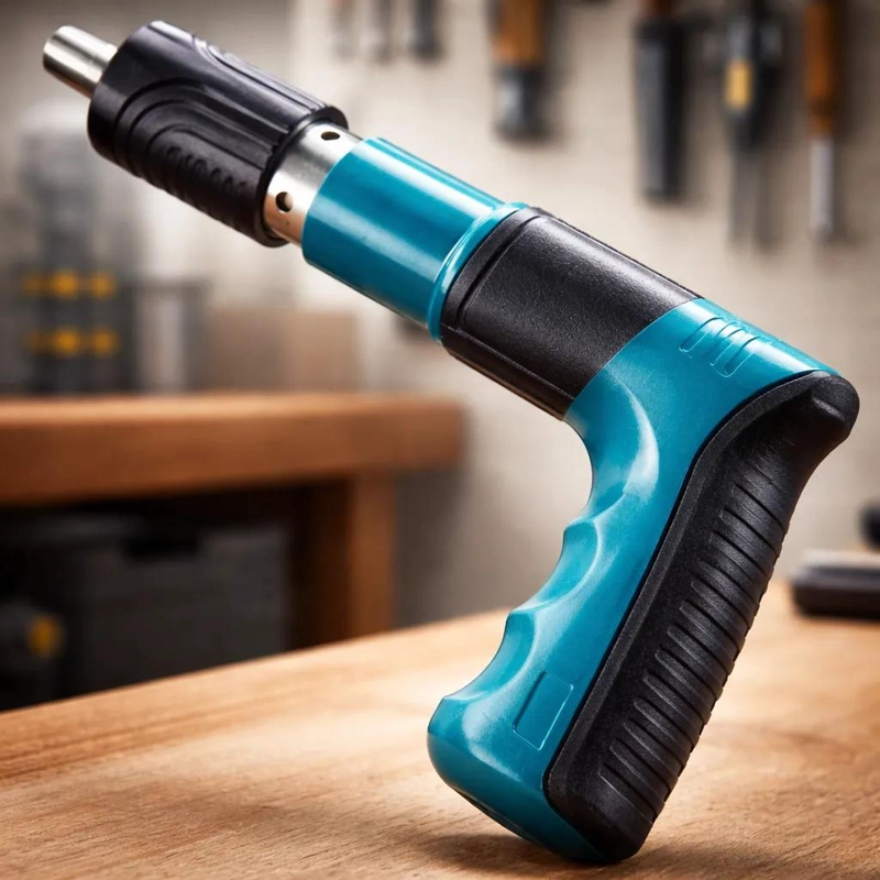 PISTOLA REMACHADORA PORTATIL ERGONOMIA Y EFICIENCIA - 6