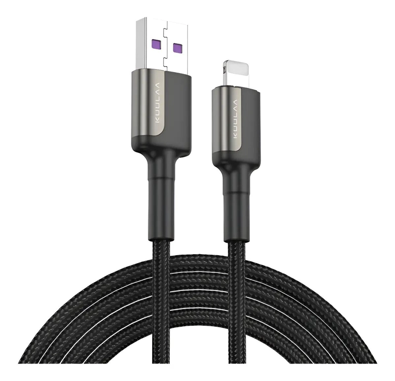 GENÉRICO CABLE LIGHTNING 3M NYLON TRENZADO CARGA RAPIDA