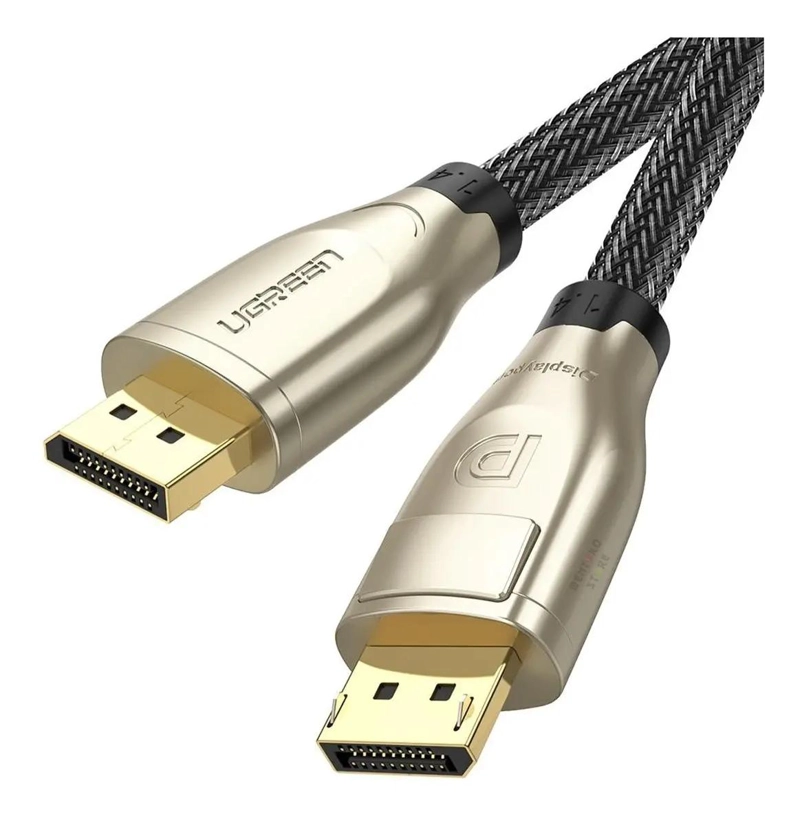 GENÉRICO CABLE DISPLAYPORT 1.4 BLINDADO 2 METROS 8K 60HZ