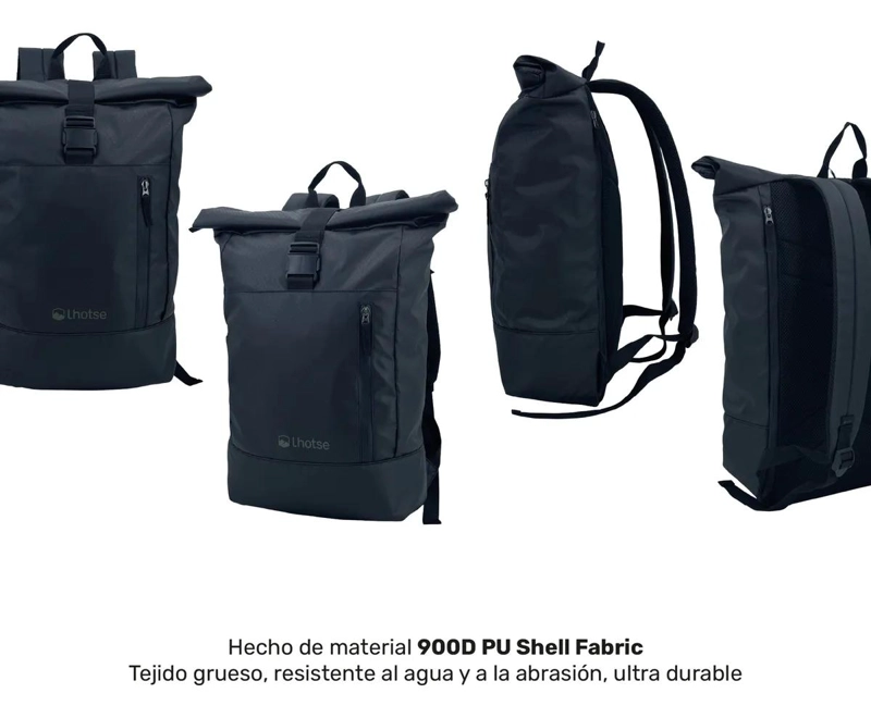 MOCHILA ROLL TOP 22L IMPERMEABLE CON PORTA NOTEBOOK - 3