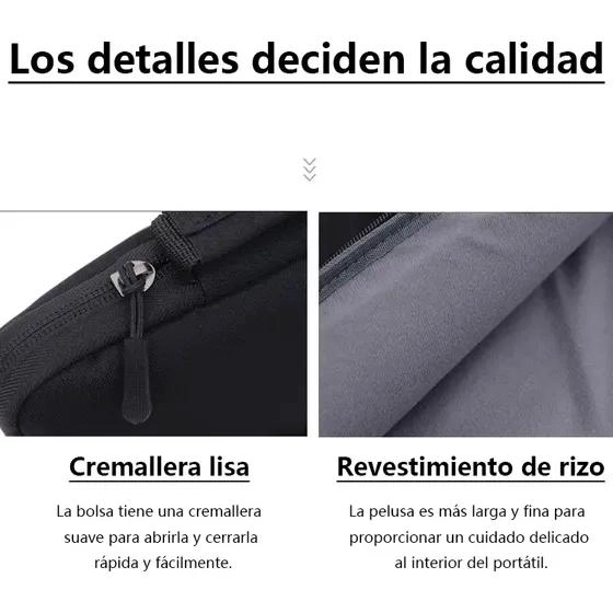 FUNDA IMPERMEABLE PARA NOTEBOOK DE 14 A 16 PULGADAS CON BOLSILLO - 5