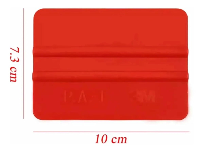 ESPATULA PLASTICA ROJA PARA INSTALACION DE VINILOS - 3