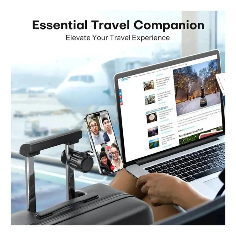 SOPORTE MAGNE TICO PORTATIL PARA CELULAR CON GIRO 360° - 4