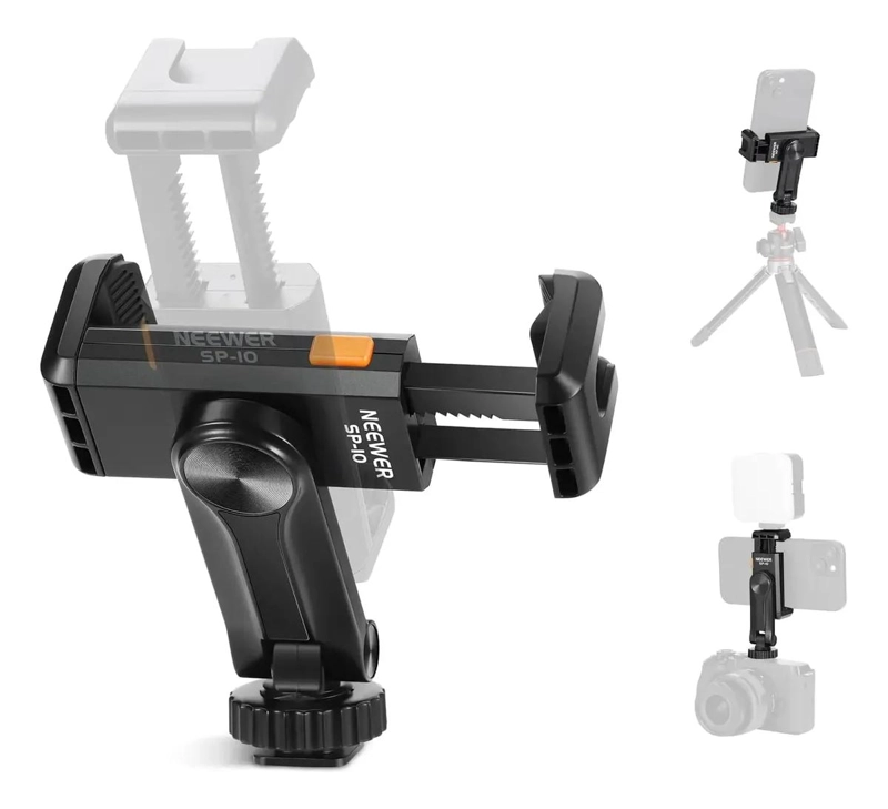GENÉRICO SOPORTE BASICO PARA TRIPODE CON ZAPATA FRIA PARA CELULAR