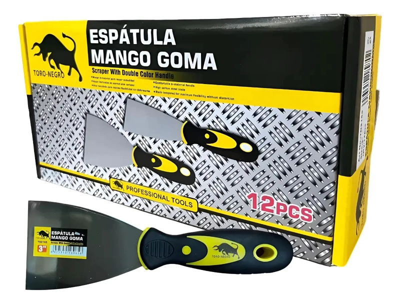 ESPATULA DE GOMA 3 PULGADAS PARA CONSTRUCCION - 1