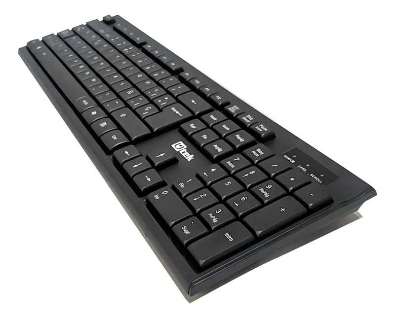 KIT TECLADO Y MOUSE INALAMBRICO NEGRO 1200DPI - 2
