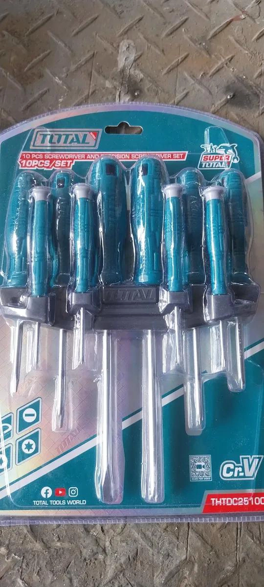 KIT DE 10 DESTORNILLADORES DE PRECISION Y USO GENERAL - 2