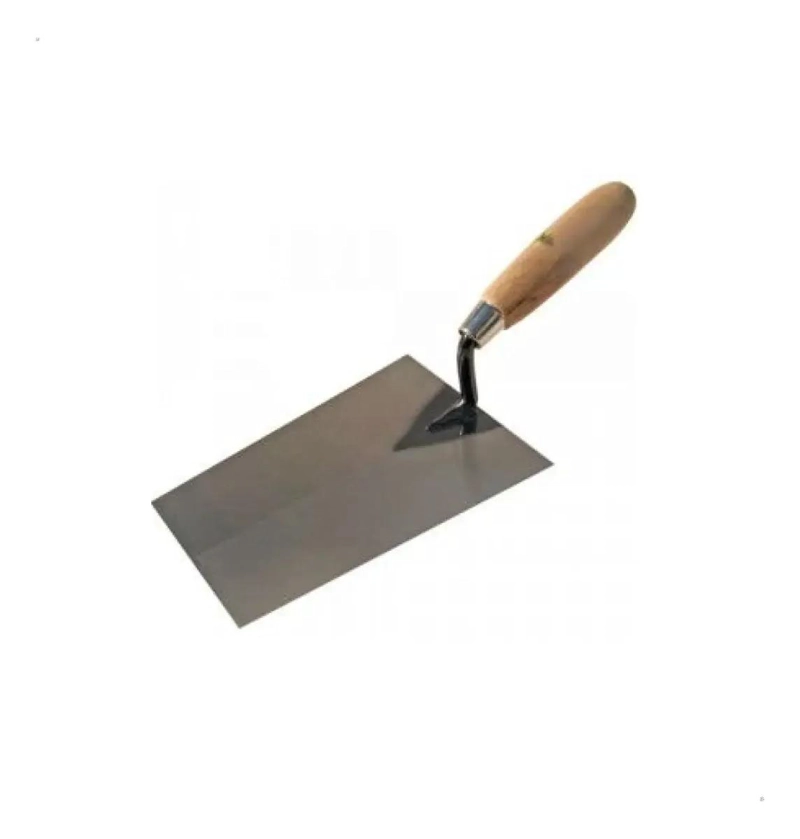 PLANA ALBAÑIL DE ACERO INOXIDABLE Y MADERA - 1