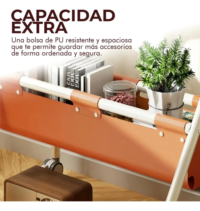 SOPORTE MOVIL PARA TV 32 A 75 PULGADAS CON RUEDAS Y FRENO - 3