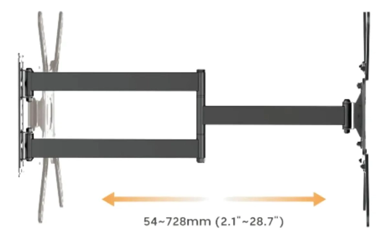 SOPORTE DE TV CON BRAZO EXTRA LARGO PARA PANTALLAS 23-65' - 5