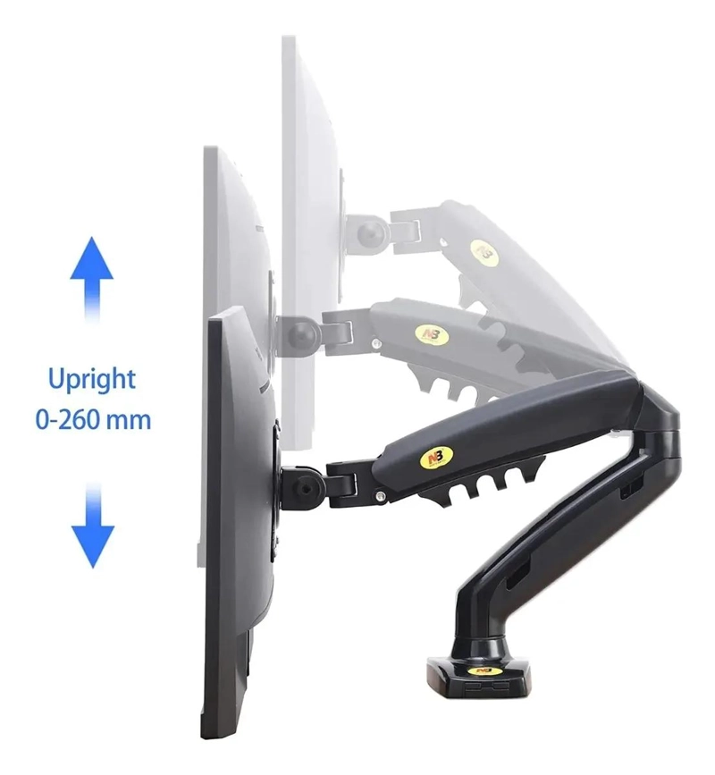 SOPORTE BRAZO ARTICULADO PARA MONITOR 17 A 27 PULGADAS - 3
