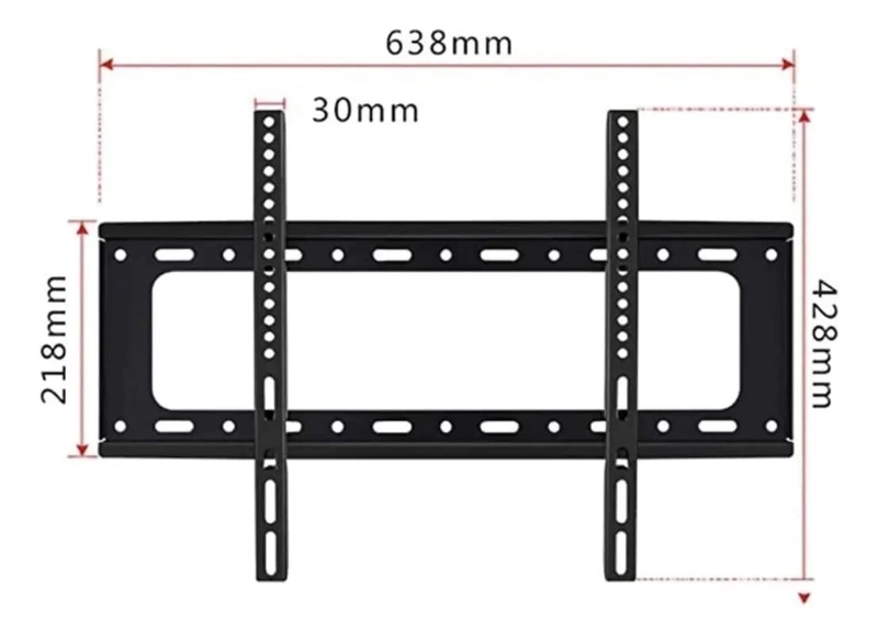 SOPORTE FIJO PARA TV DE 40 A 80 PULGADAS HASTA 75 KG - 3