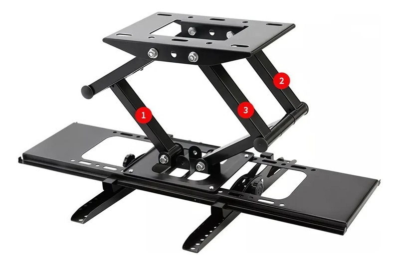 SOPORTE TV BRAZO DOBLE EXTENSIBLE 40-80 PULGADAS - 2