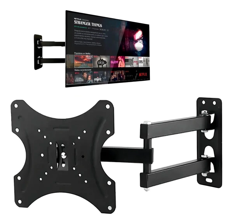 SOPORTE DE PARED ARTICULADO PARA TV 14-42' NEGRO - 1