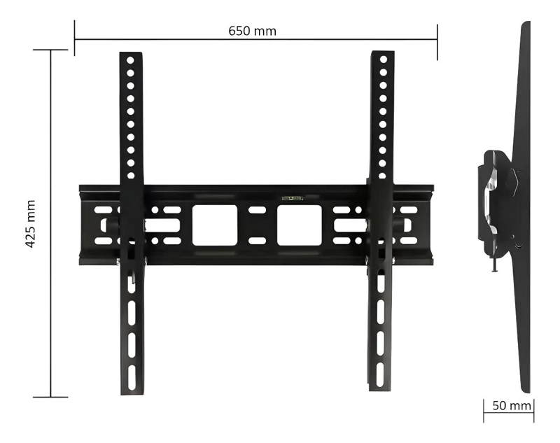 GENÉRICO SOPORTE DE PARED FIJO RECLINABLE PARA TV 32 A 55 PULGADAS