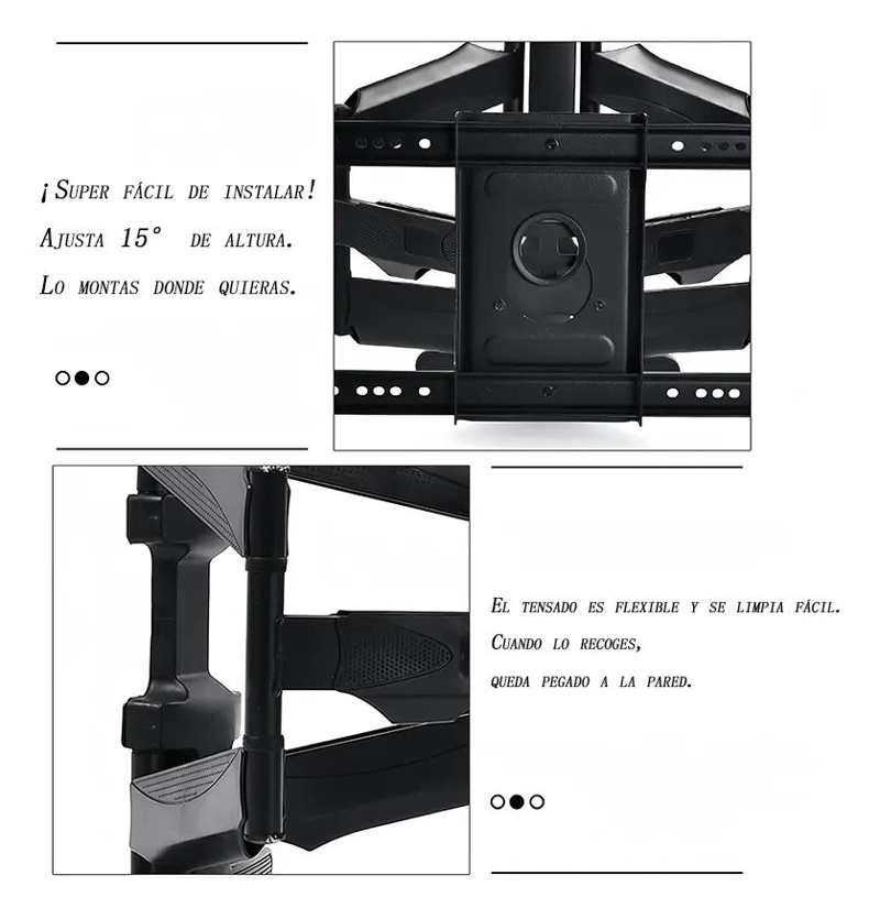 SOPORTE ARTICULADO INCLINABLE PARA PANTALLAS 50-75' - 3