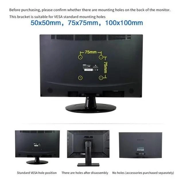 SOPORTE ARTICULADO PARA MONITOR Y TV DE 12 A 27 PULGADAS - 4