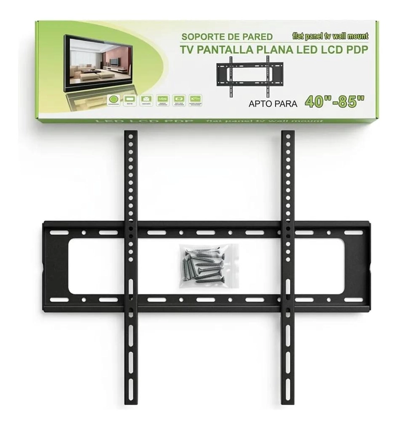 SOPORTE FIJO DE PARED PARA TV 40-85 PULGADAS VESA - 1