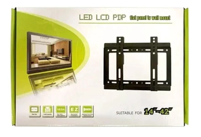SOPORTE FIJO PARA TV DE 14 A 42 PULGADAS NEGRO - 3